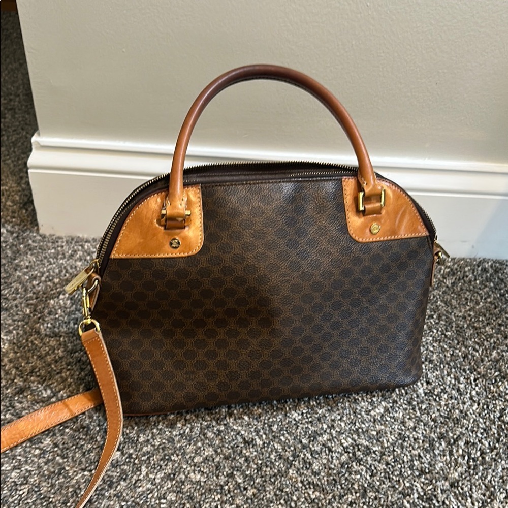 celine monogram satchel Handbag